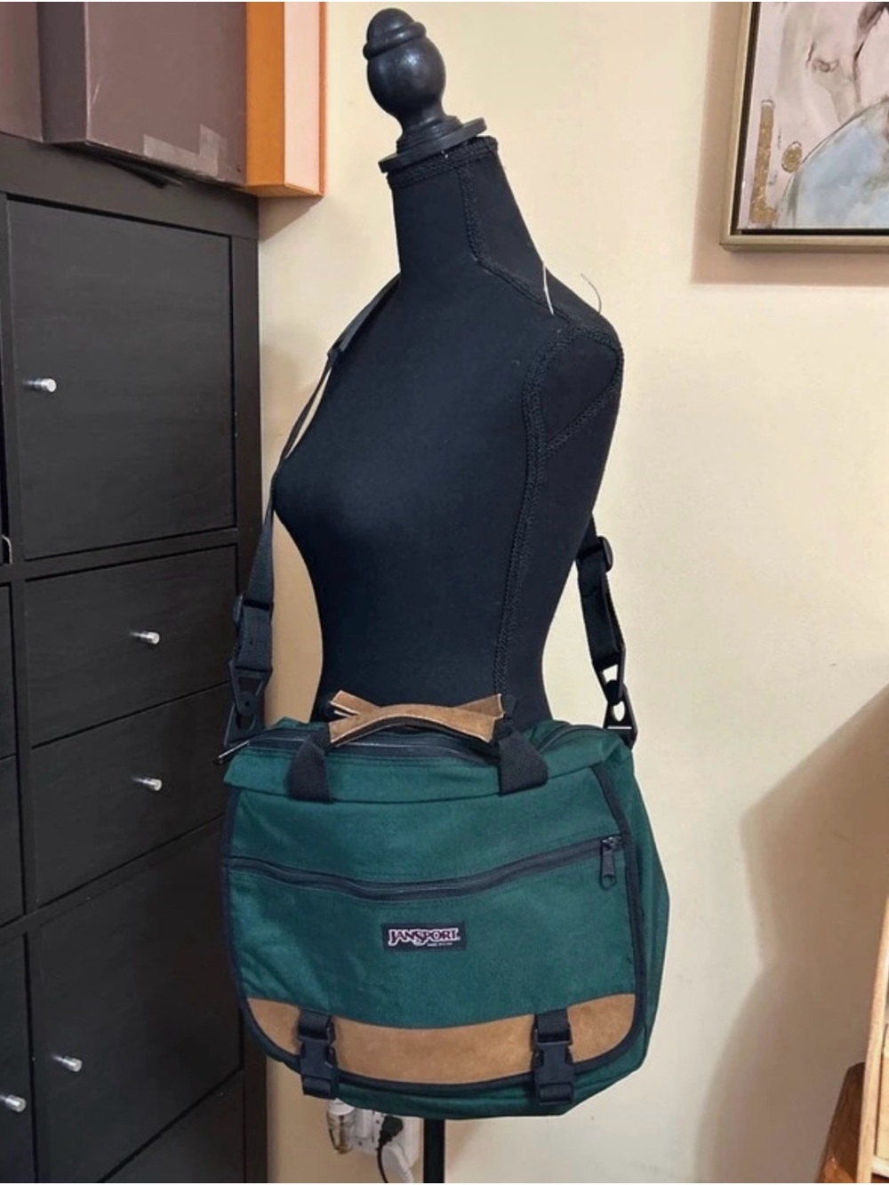 Vintage JanSport Network Messenger Bag from the 1990s made in USA